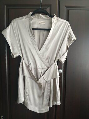 Karen Millen Silver Blouse